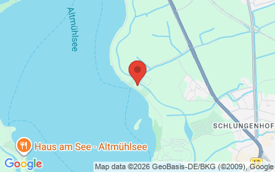 Map showing Surfcenter Altmühlsee