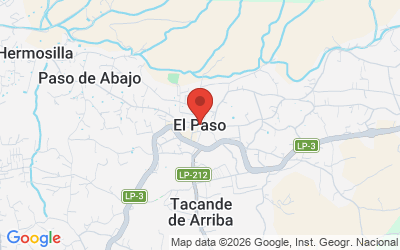 Map showing Kitesurfing La Palma