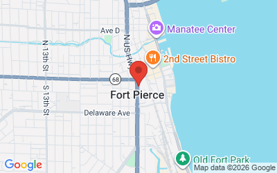 Map showing Fin & Foil