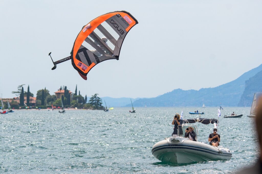 ENSIS Riccardo Zorzi Wing Foil Tour Porto Pollo and Malcesine Lake Garda