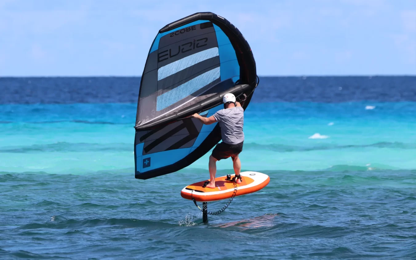 ENSIS Foiling Adventure in the Maldives with the ROCK'N'ROLL AIR Inflatable Wing Foil Board