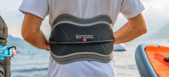 ENSIS BIRDIE wing foil harness ergonomic back support