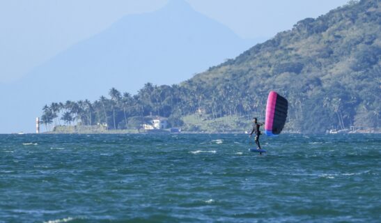 parawing foil session in brazil