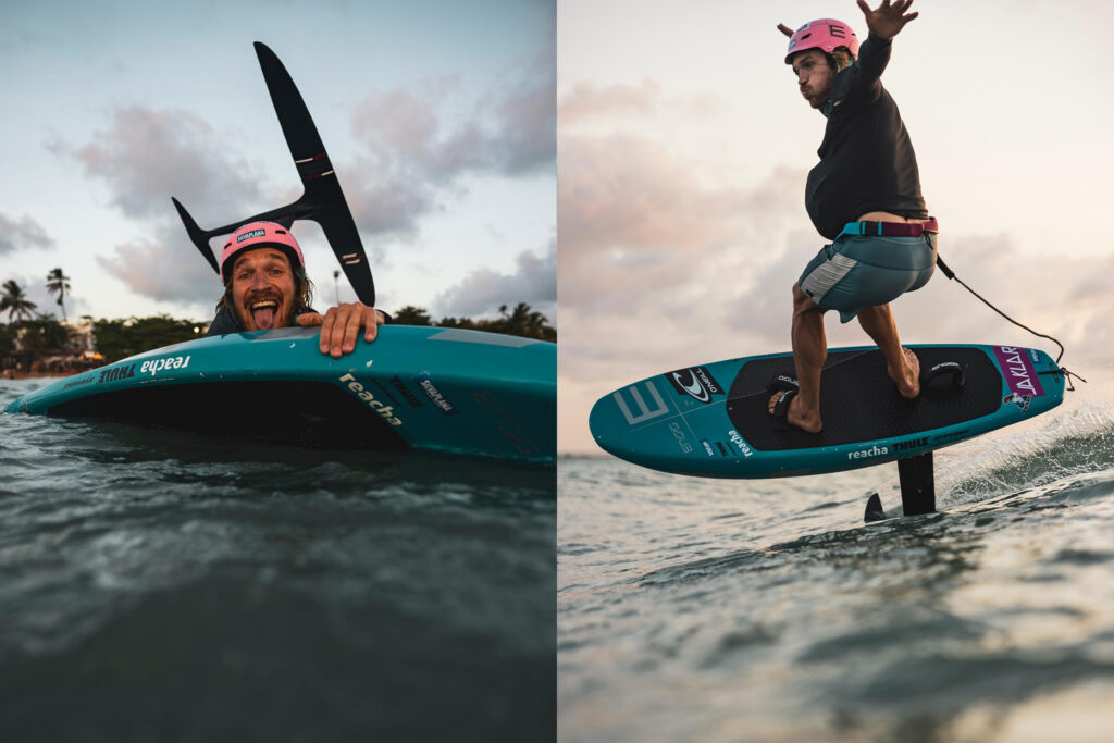 two pictures of the same man, foiling