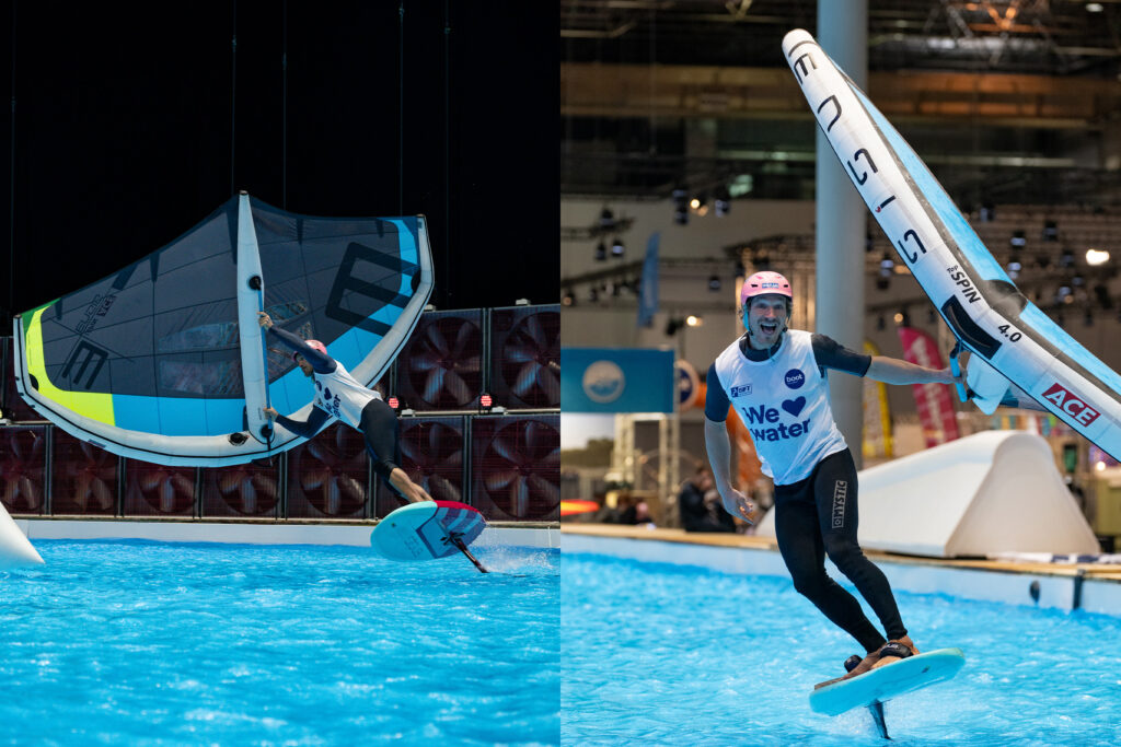 wing foiling indoors